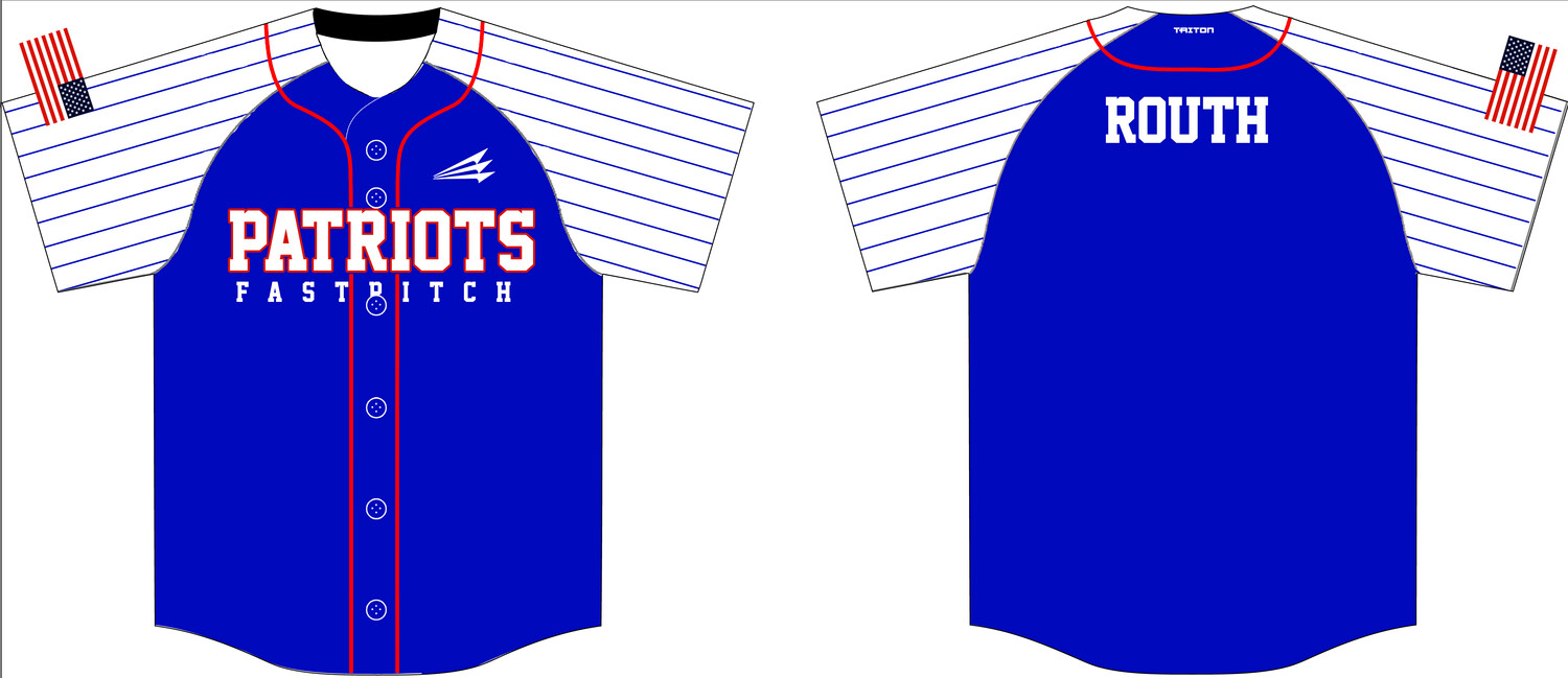 Patriots Custom NanoDri Baseball Jersey #J2