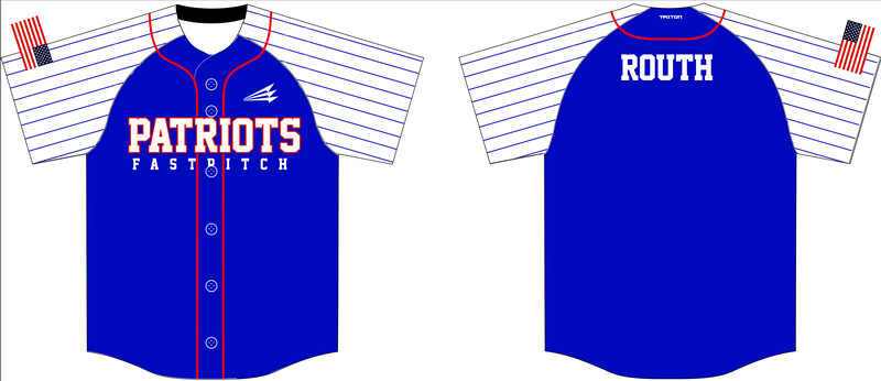 Patriots Custom NanoDri Baseball Jersey #J2