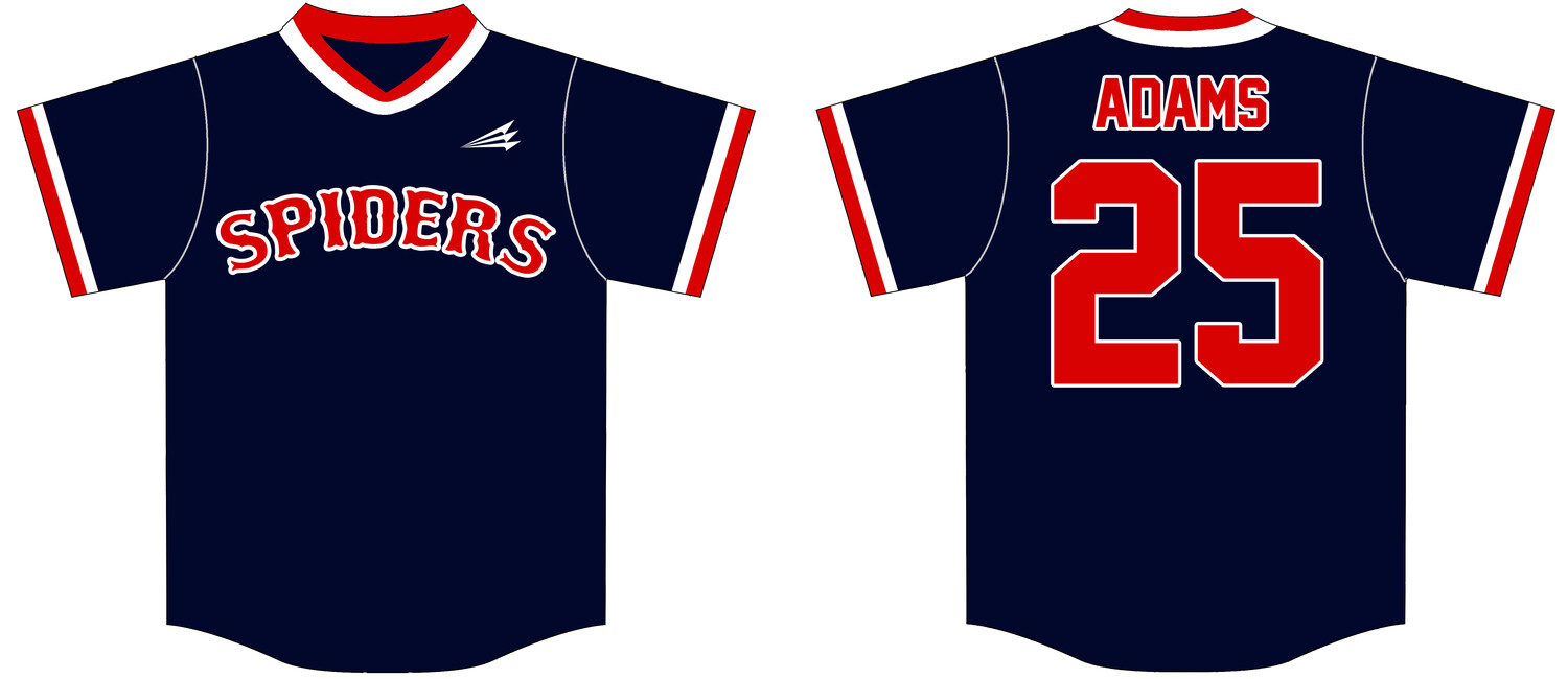 Summit City Spiders Custom HexaFlex Baseball Jersey #J2B