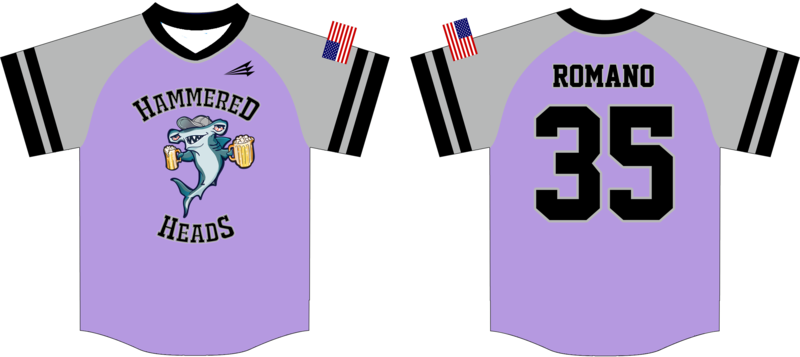 Hammered Heads Custom NanoDri Baseball Jersey #J1