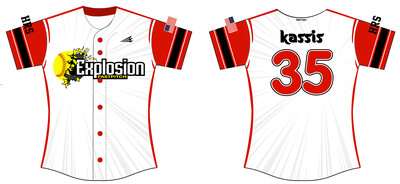 Explosion (Kassis) Custom Hexaflex Fastpitch Jersey #J2B