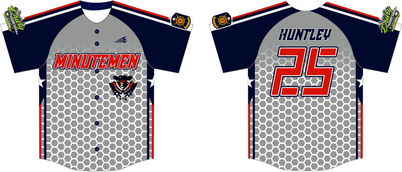 Hardin County Minutemen Custom Hexaflex Baseball Jersey #J4A