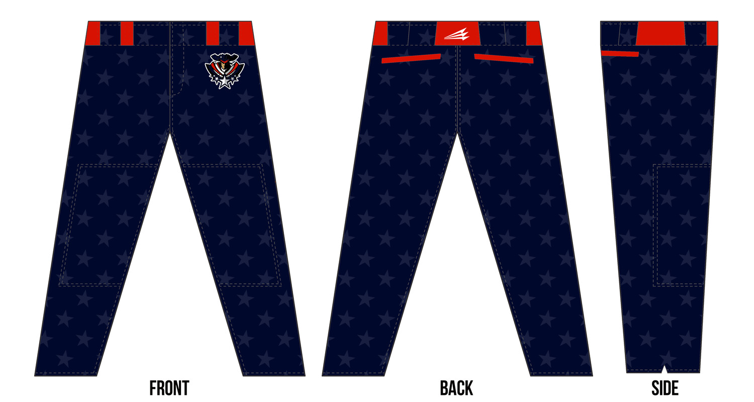 Hardin County Minutemen Stacheman Elite Custom Long Baseball Pants #BP3
