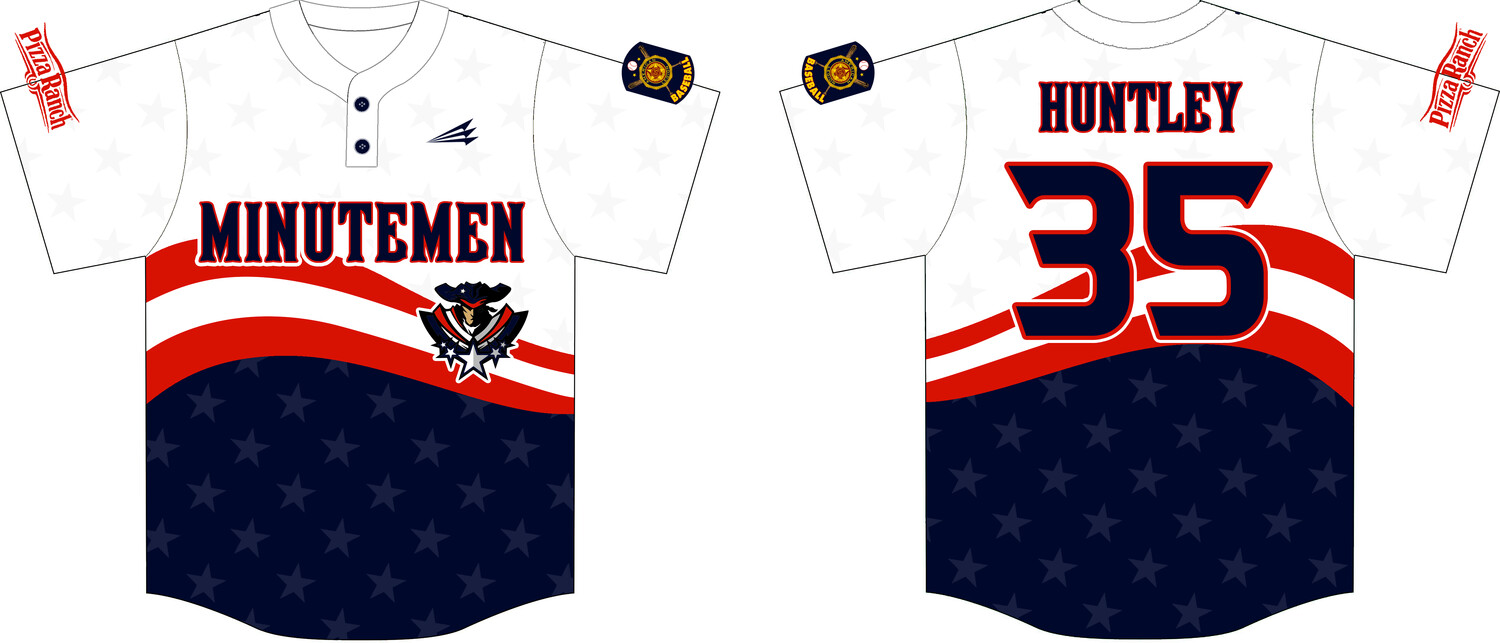 Hardin County Minutemen Custom Hexaflex Baseball Jersey #J3A