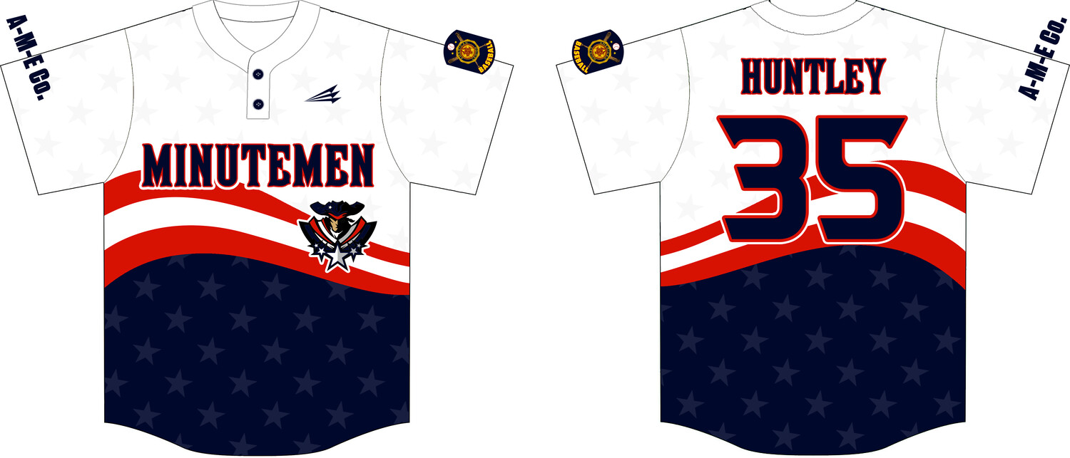 Hardin County Minutemen Custom Hexaflex Baseball Jersey #J3C