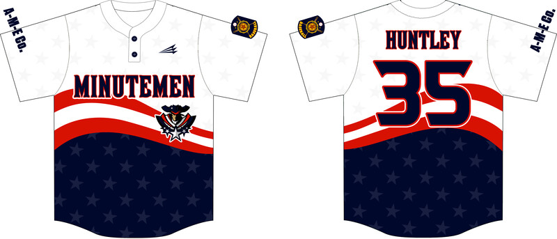 Hardin County Minutemen Custom Hexaflex Baseball Jersey #J3C