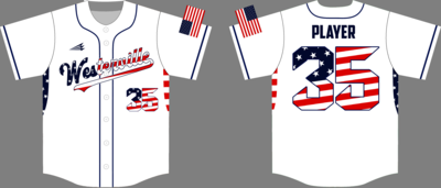 Westerville A&#39;s Custom HexaFlex Baseball Jersey #J5