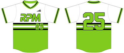 Texas RPM Custom HexaFlex Baseball Jersey #J1