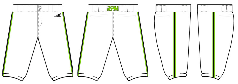 Texas RPM Custom Knicker Baseball Pants #BP1B