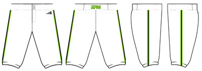 Texas RPM Custom Knicker Baseball Pants #BP1B