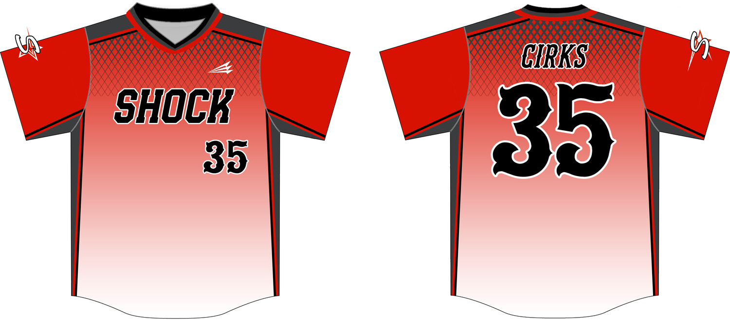 Schererville Shock Custom HexaFlex Baseball Jersey #J9