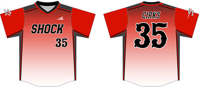 Schererville Shock Custom HexaFlex Baseball Jersey #J9