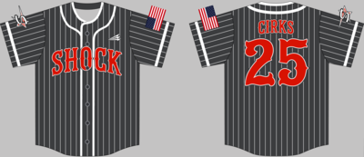 Schererville Shock Custom HexaFlex Baseball Jersey #J5