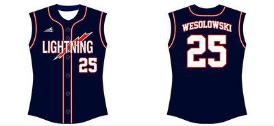 Amherst Lightning Custom Hexaflex Fastpitch Jersey #J6