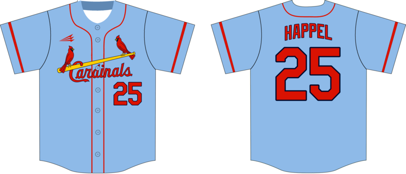 Cedar Rapids Cardinals Custom Nanodri Baseball Jersey #J3