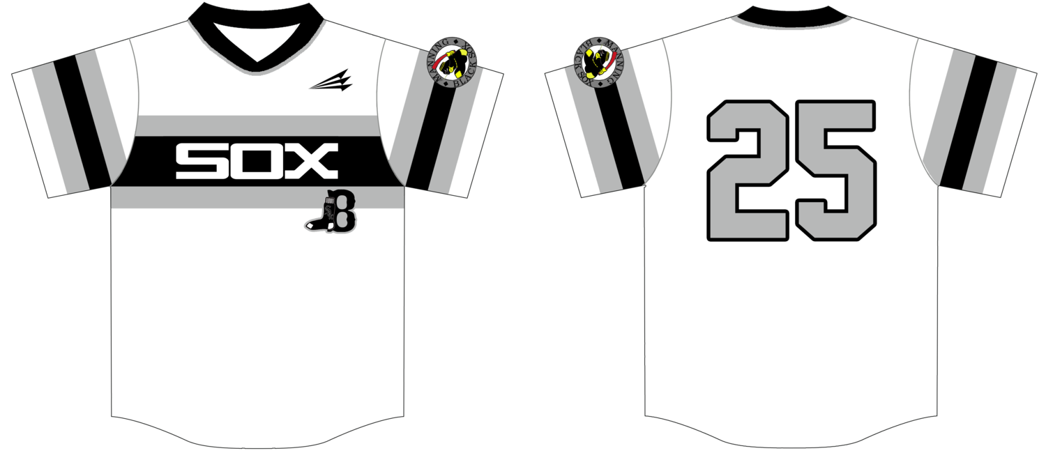 Manning Black Sox Custom HexaFlex Baseball Jersey #J1