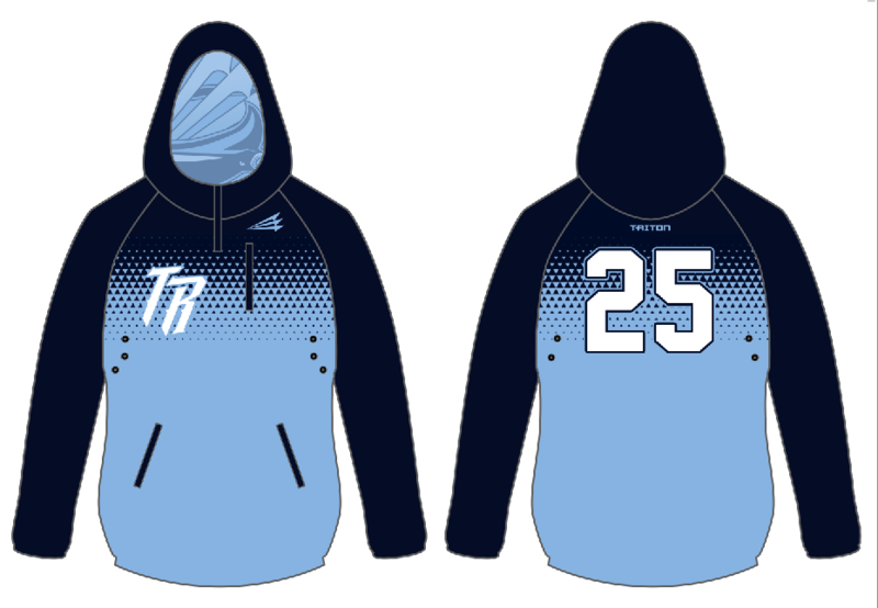 Triton Rays Custom Gladiator Hoodie #GH1