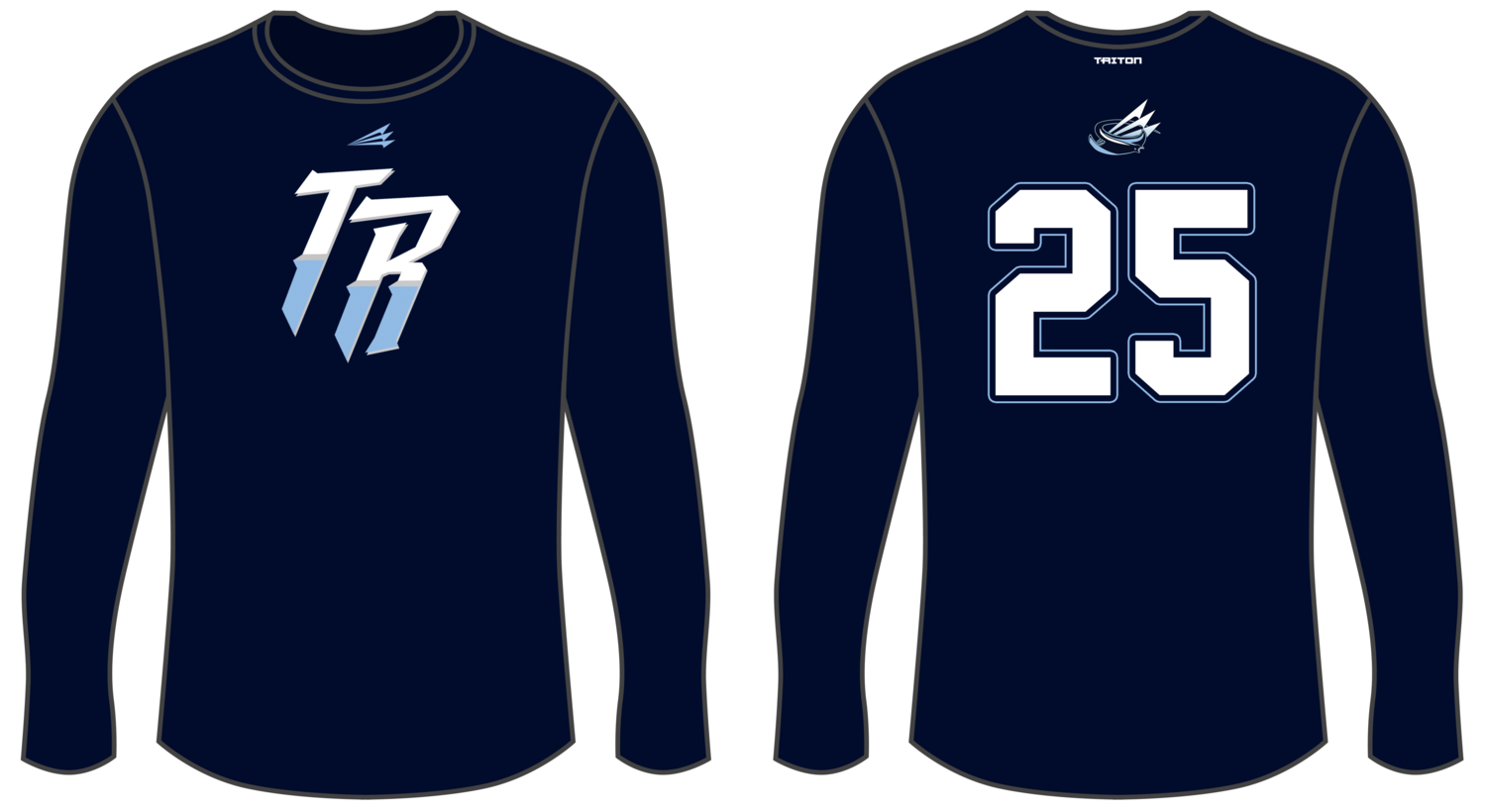 Triton Rays Custom Longsleeve HyperTee #HT3