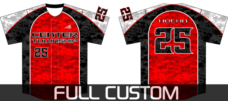 Center Township Baseball Custom Jersey