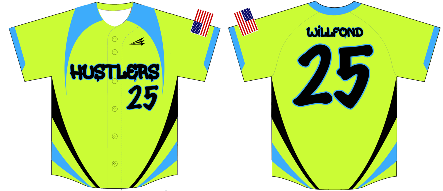 Hustlers (Willfond) Custom Jersey Design #2b