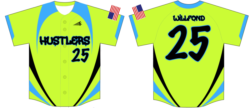 Hustlers (Willfond) Custom Jersey Design #2b