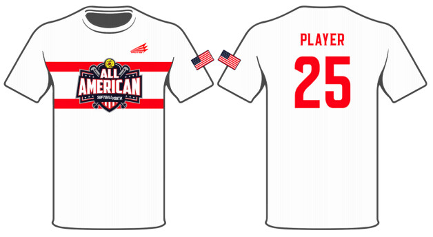 Softball Youth All-Americans Summer 2020 Shortsleeve HyperTee HT1