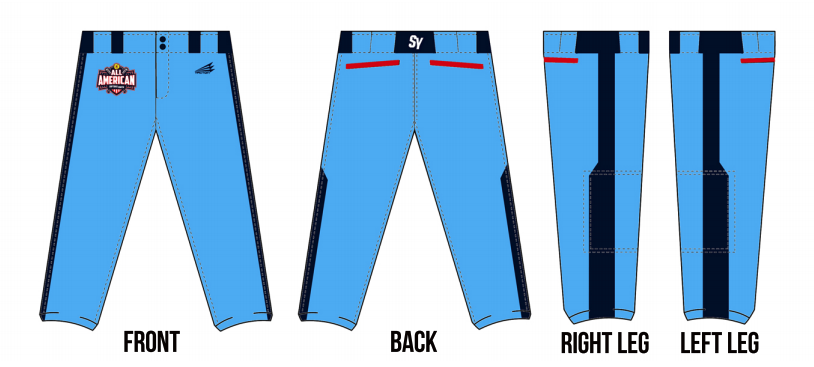 Softball Youth All-Americans Summer 2020 Fastpitch Pants FP2