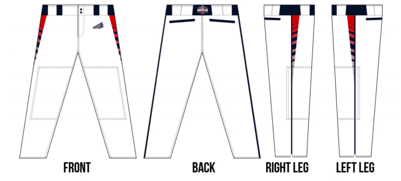 Baseball Youth All-Americans Summer 2020 Long Pants BP5