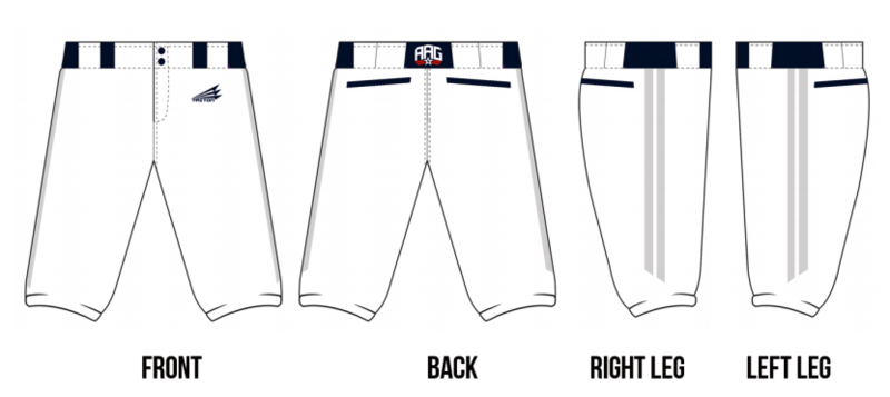 Baseball Youth All-Americans Summer 2020 Knicker Pants BP4