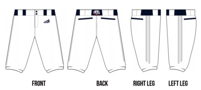 Baseball Youth All-Americans Summer 2020 Knicker Pants BP4