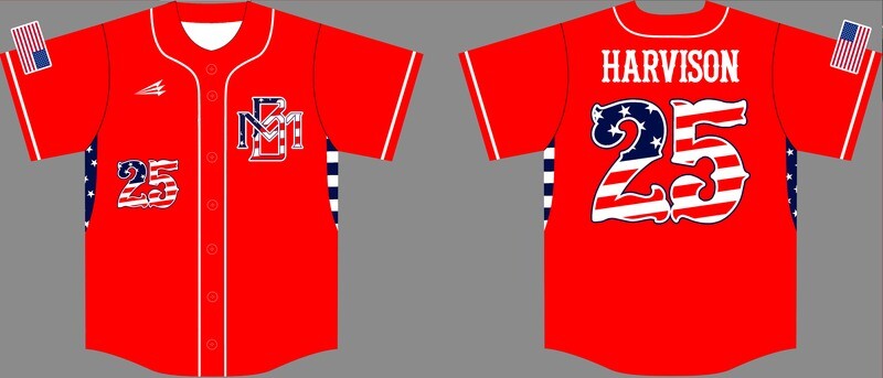 McAlester Buffaloes Custom Jersey Design #4