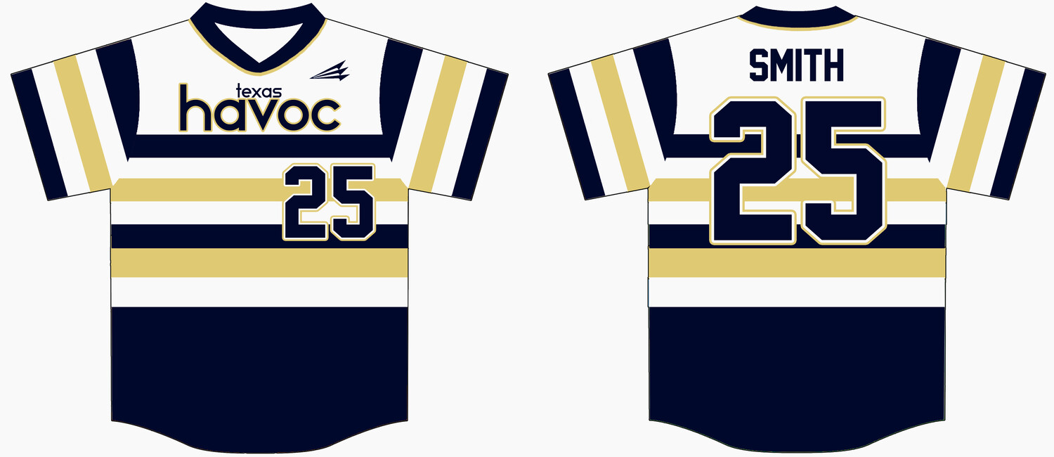 Texas Havoc (Smith) Custom Nanodri Baseball Jersey #J4B