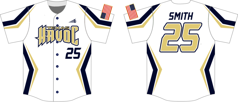 Texas Havoc (Smith) Custom Nanodri Baseball Jersey #J7