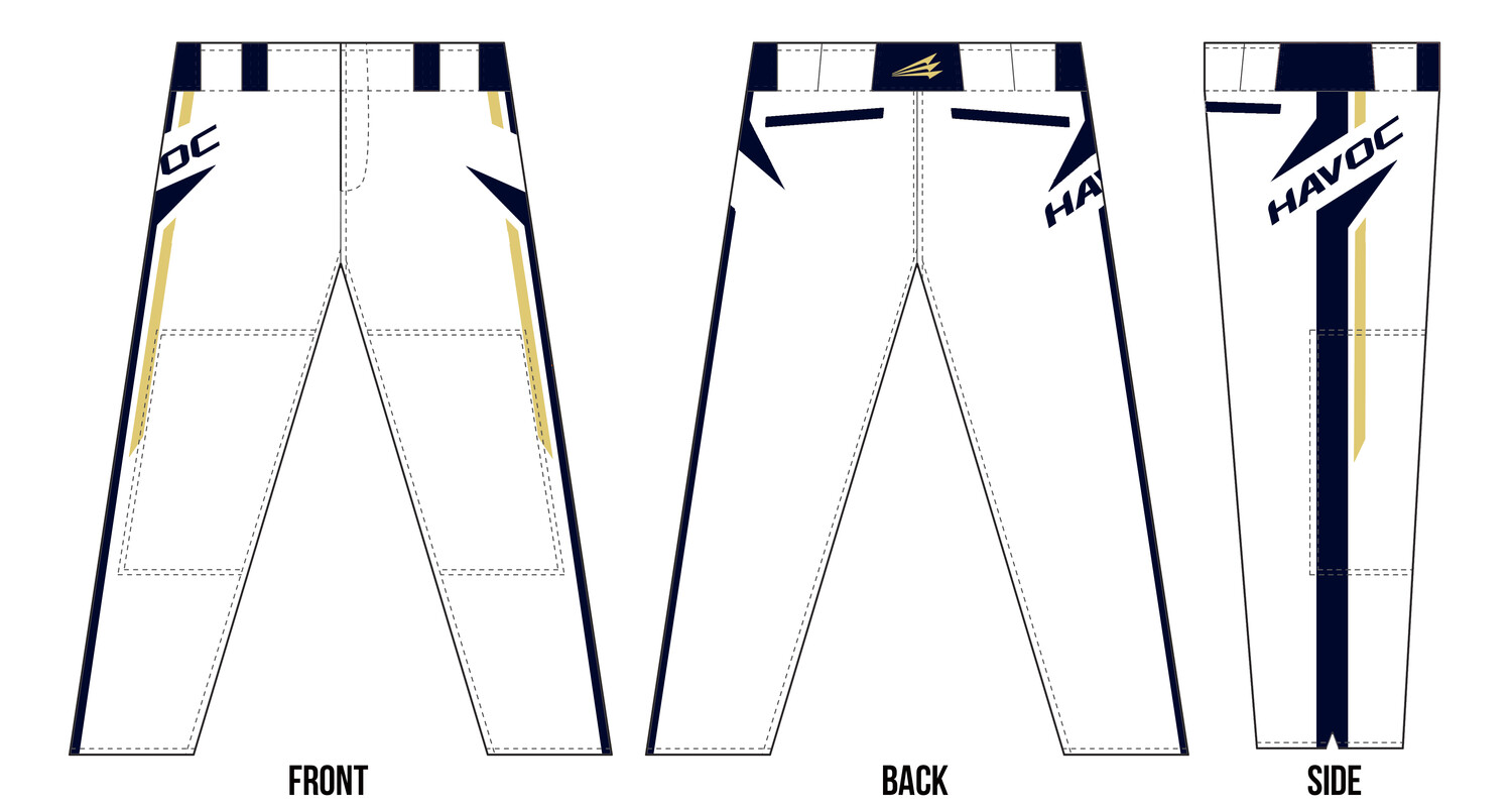 Texas Havoc (Smith) Stacheman Elite Custom Long Baseball Pants #BP3B