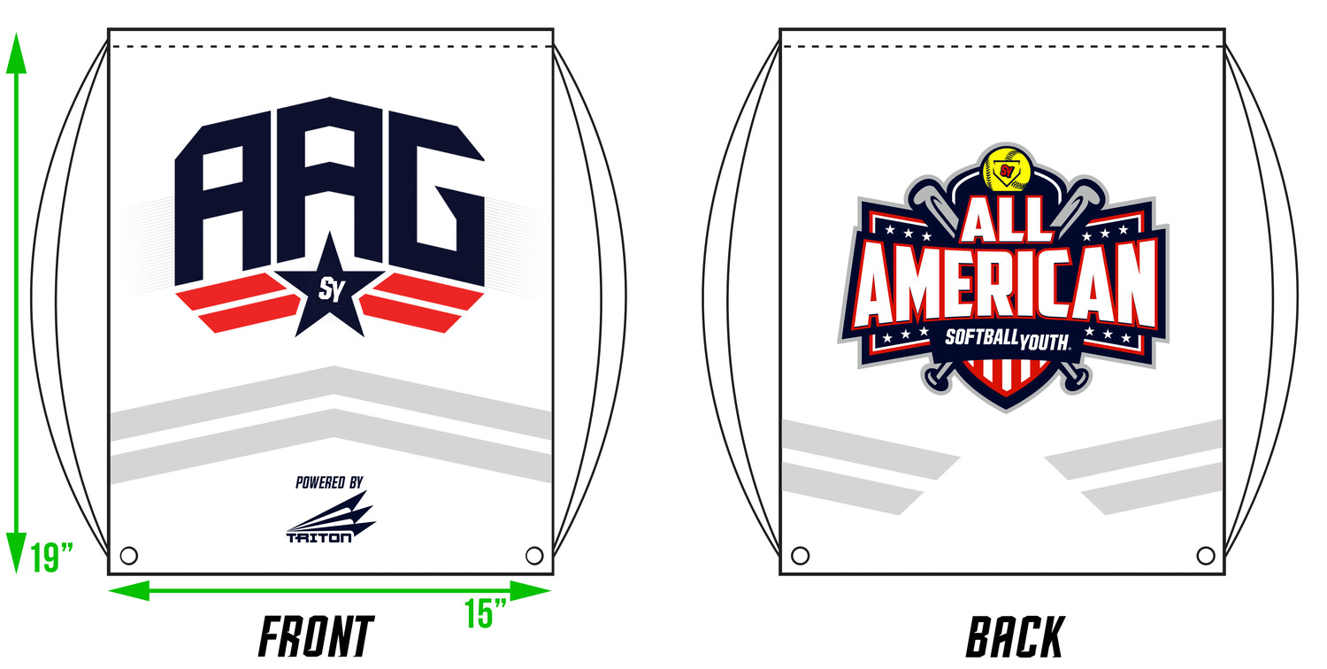 Softball Youth All-American Kentucky 2020 Drawstring Bag DB1