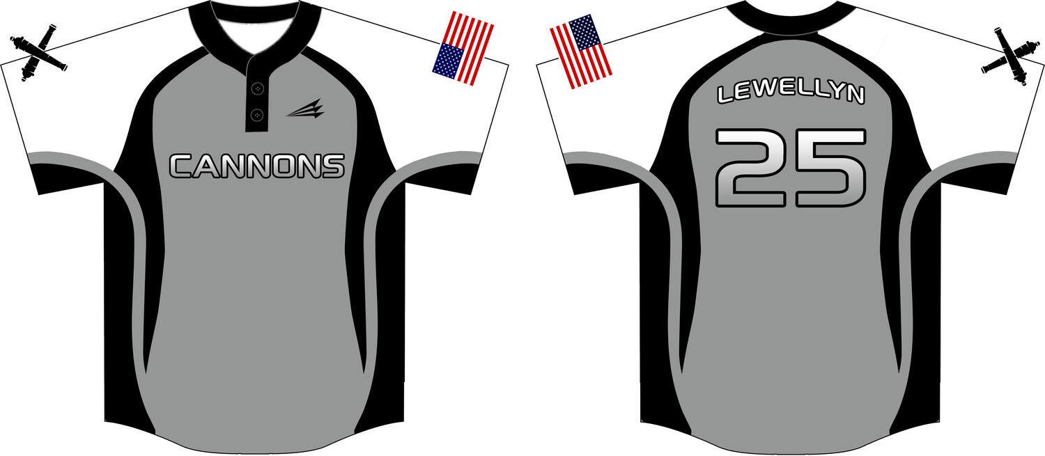 Carolina Cannons Custom HexaFlex Baseball Jersey #J6