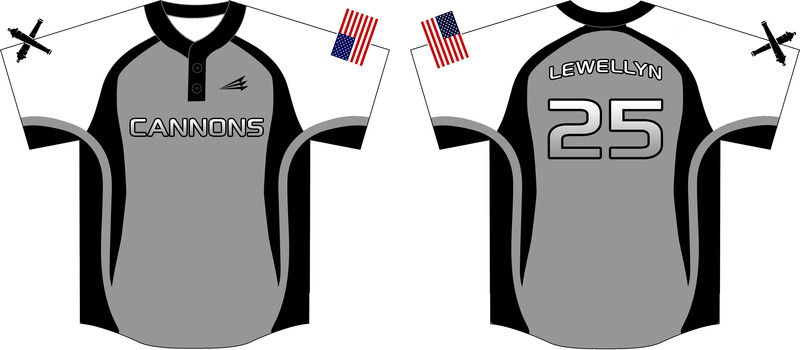 Carolina Cannons Custom HexaFlex Baseball Jersey #J6