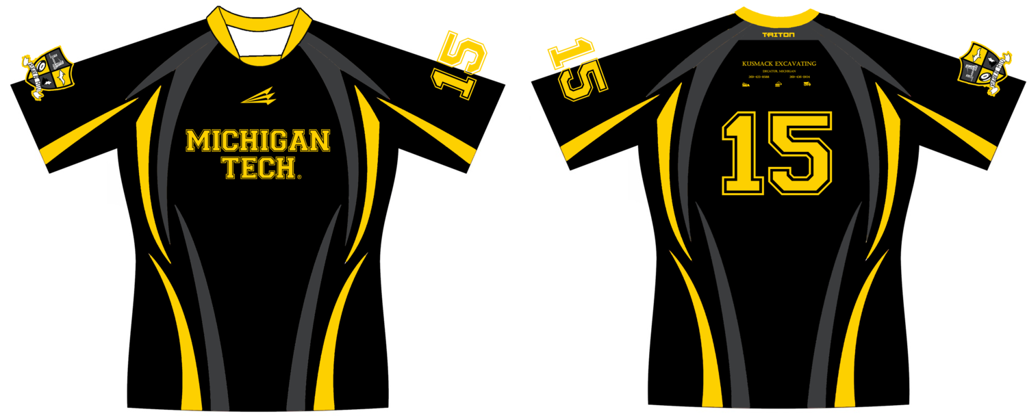MTU Women&#39;s Rugby Club Custom Classic Jersey #J2b