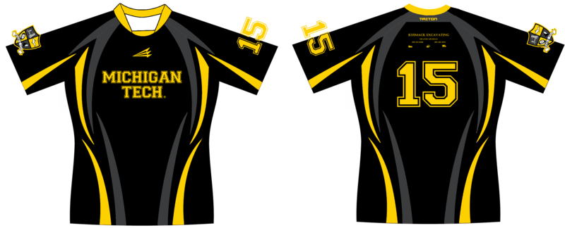 MTU Women&#39;s Rugby Club Custom Classic Jersey #J2b