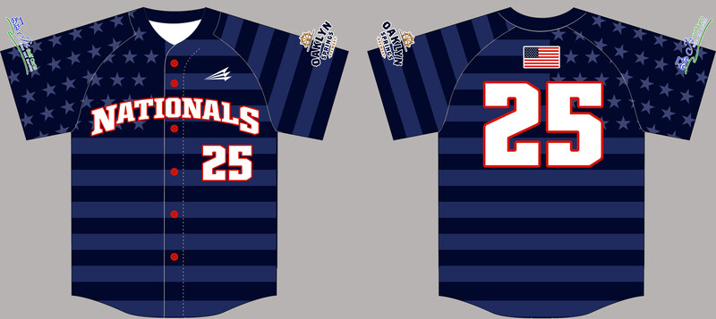 Garner Nationals Custom Hexaflex Baseball Jersey #J4C