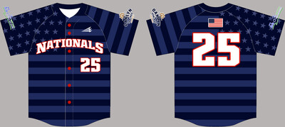 Garner Nationals Custom Hexaflex Baseball Jersey #J4C