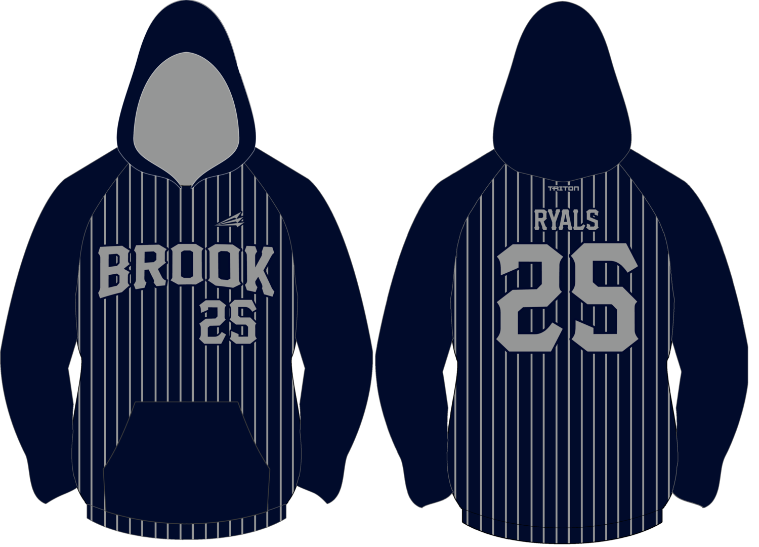 Pebblebrook Baseball Custom Vulcan Hoodie #VH1