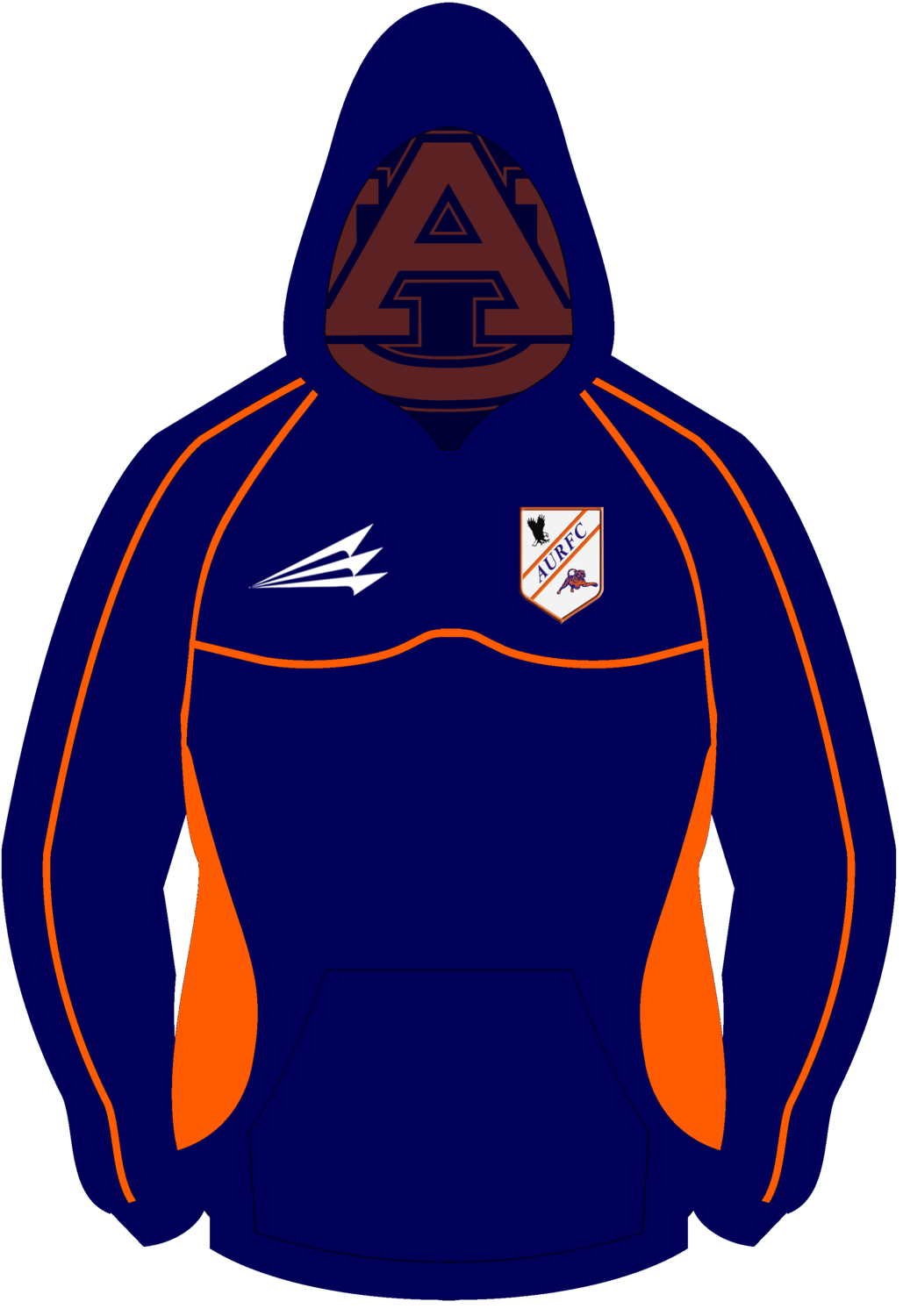 Auburn Old Boys Rugby Winterproof Sublimated Hoodie