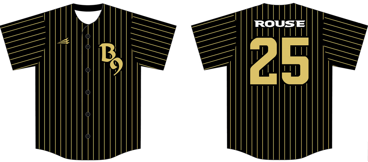 B9 Custom NanoDri Baseball Jersey #J2c