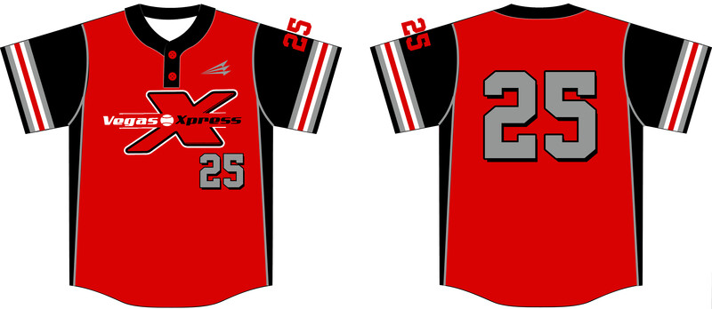 Vegas Xpress Custom HexaFlex Baseball Jersey #J2C