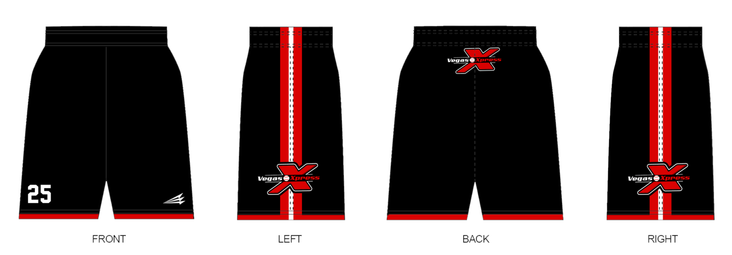 Vegas Xpress Custom Revolution Shorts #RV3B