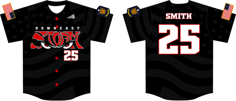 Downeast Storm Custom HexaFlex Baseball Jersey #J3E
