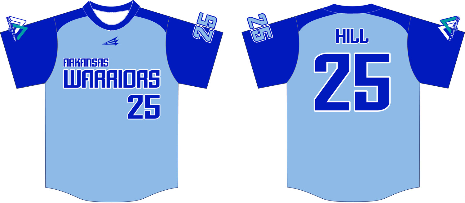 Arkansas Warriors Custom Hexaflex Baseball Jersey #J5C