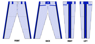 Arkansas Warriors Stacheman Elite Custom Long Baseball Pants #BP2