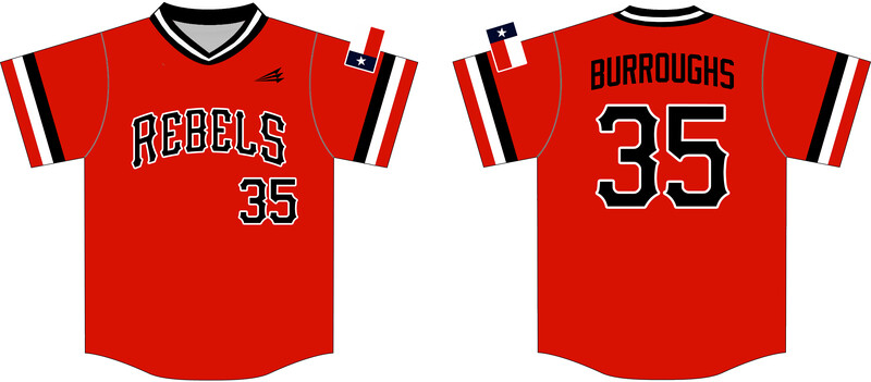 Tyler Rebels Custom Nanodri Baseball Jersey #J5